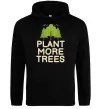 Мужская толстовка (худи) Plant more trees Черный фото