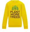 Дитячий світшот Plant more trees Сонячно жовтий фото