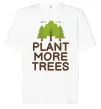 Футболка Оверсайз Plant more trees Білий фото