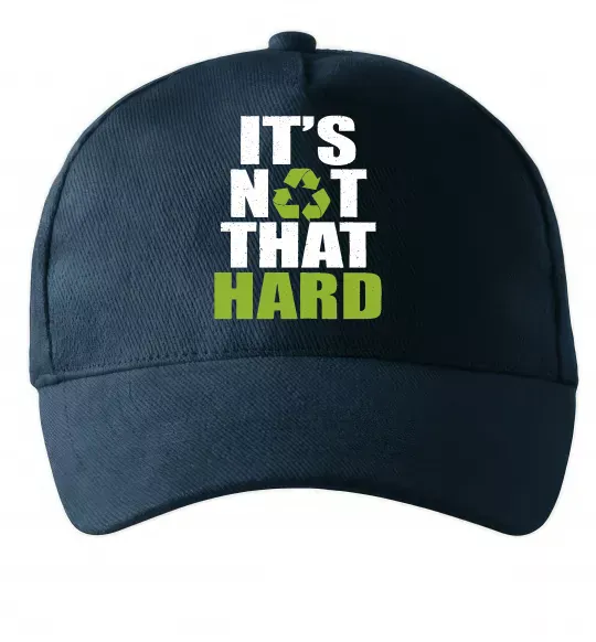Кепка It`s not hard Темно-синій фото