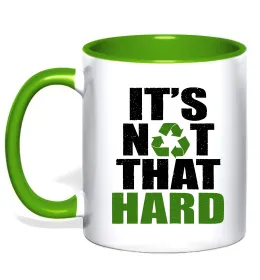 Чашка с цветной ручкой