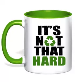 Чашка с цветной ручкой