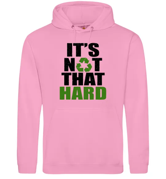 Чоловіча толстовка (худі) It`s not hard Рожевий фото