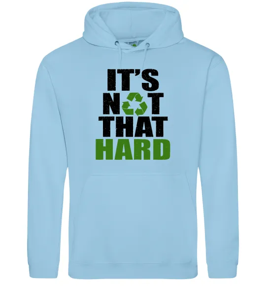 Жіноча толстовка (худі) It`s not hard Блакитний фото