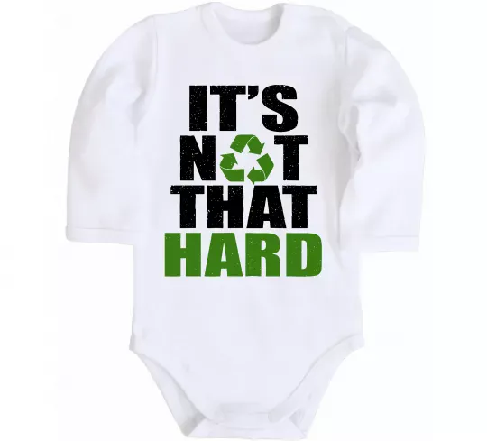 Детский боди It`s not hard Белый фото