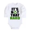 Дитячий бодік It`s not hard Білий фото