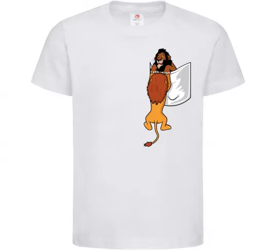 Детская футболка Mufasa and Scar Белый фото