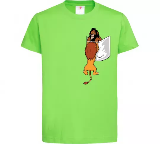 Детская футболка Mufasa and Scar Лаймовый фото