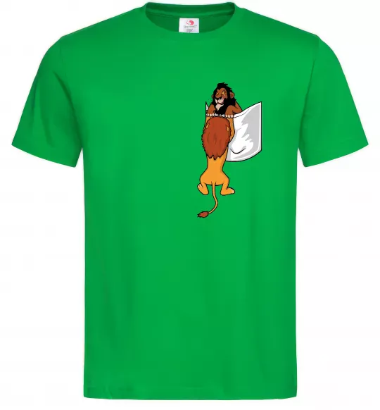 Мужская футболка Mufasa and Scar Зеленый фото