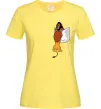 Жіноча футболка Mufasa and Scar Лимонний фото