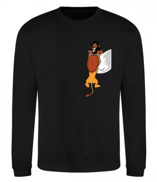 Світшот Mufasa and Scar Чорний фото