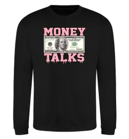 Свитшот Money Talks Черный фото