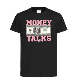 Детская футболка Money Talks Черный фото