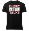 Чоловіча преміум футболка Money Talks Чорний фото