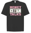 Футболка Оверсайз Money Talks Черный фото