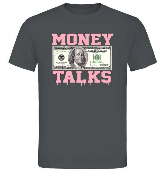 Мужская футболка Money Talks Графит фото