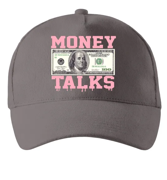 Кепка Money Talks Сірий фото