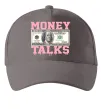 Кепка Money Talks Сірий фото