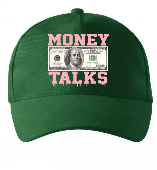 Кепка Money Talks Темно-зелений фото
