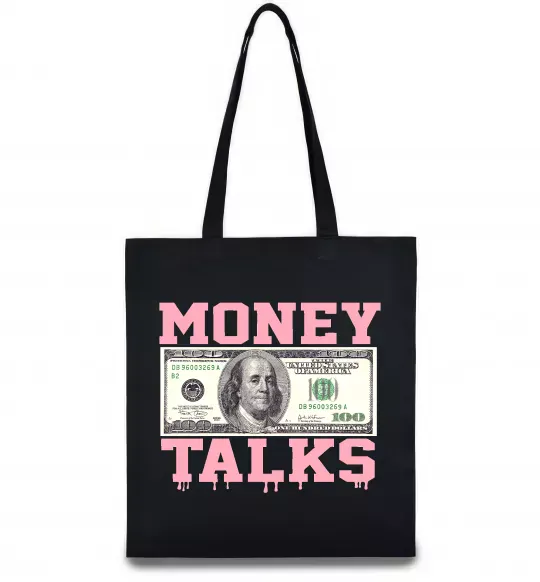 Эко-сумка Money Talks Черный фото