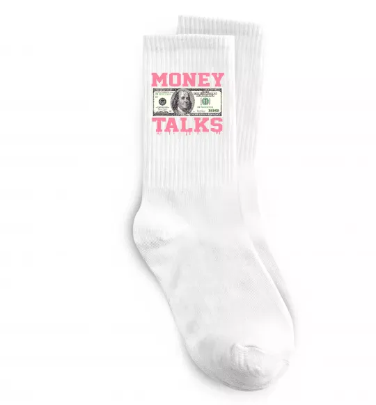 Носки Money Talks Белый фото
