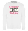 Свитшот Money Talks Белый фото