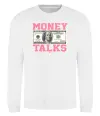 Свитшот Money Talks Белый Свитшот Money Talks Белый фото
