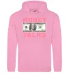 Мужская толстовка (худи) Money Talks Розовый фото