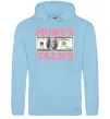 Мужская толстовка (худи) Money Talks Голубой фото