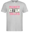 Мужская футболка Money Talks Серый фото
