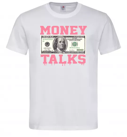 Мужская футболка Money Talks Белый фото