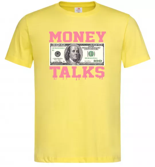 Мужская футболка Money Talks Лимонный фото