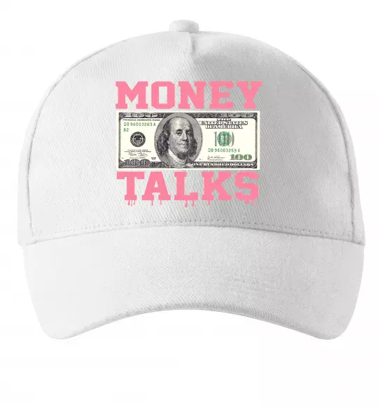 Кепка Money Talks Білий фото