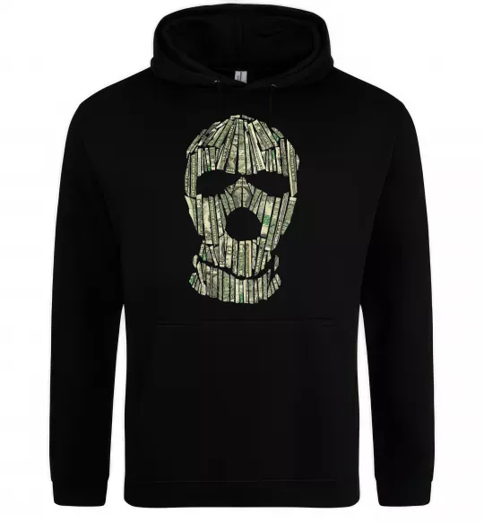 Женская толстовка (худи) Money mask Черный фото