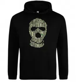 Женская толстовка (худи) Money mask Черный фото