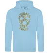 Жіноча толстовка (худі) Money mask Блакитний фото