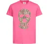 Детская футболка Money mask Ярко-розовый фото