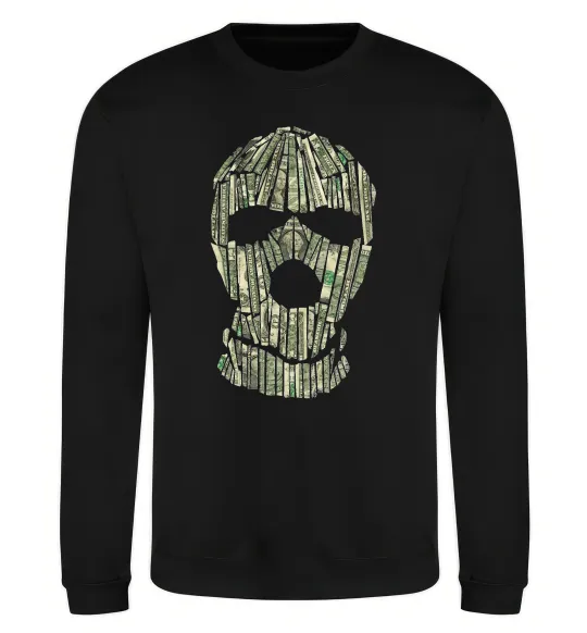 Свитшот Money mask Черный фото