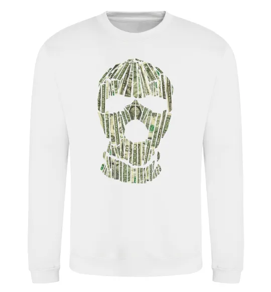 Свитшот Money mask Белый фото