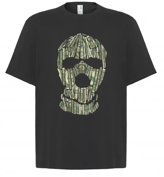 Футболка Оверсайз Money mask Черный фото