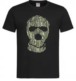 Мужская футболка Money mask Черный фото