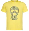 Чоловіча футболка Money mask Лимонний фото