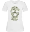 Женская футболка Money mask Белый фото