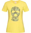 Женская футболка Money mask Лимонный фото