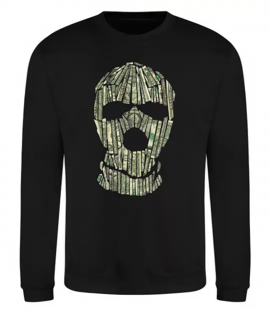 Світшот Money mask Чорний фото