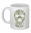 Чашка керамическая Money mask Белый фото