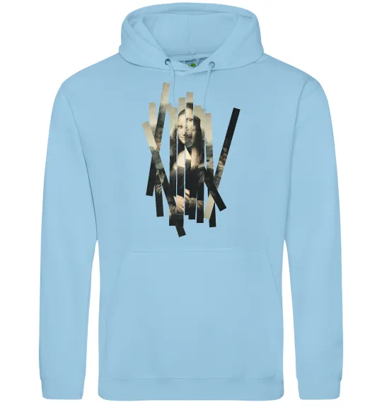 Женская толстовка (худи) Mona Lisa полоси Голубой фото