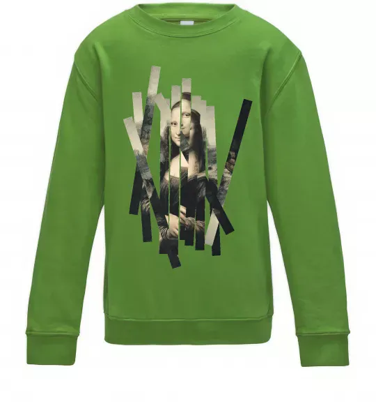 Детский Свитшот Mona Lisa полоси Лаймовый фото