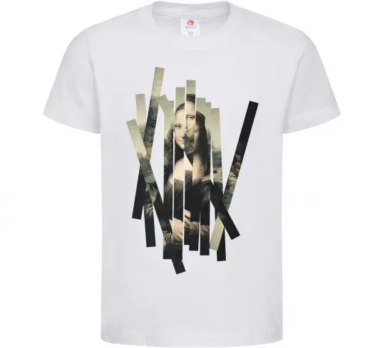 Дитяча футболка Mona Lisa полоси Білий фото