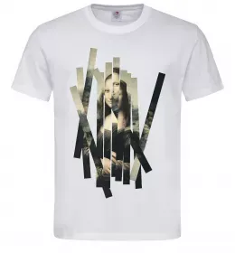 Мужская футболка Mona Lisa полоси Белый фото